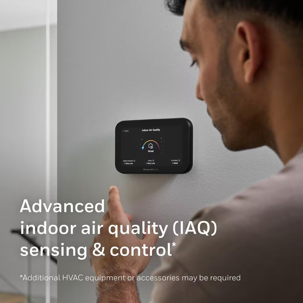 X8S Smart Thermostat with Sensor Black